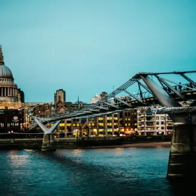A picture of Millennium Bridge, London